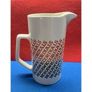 Mohawk Cordials White Pitcher‎